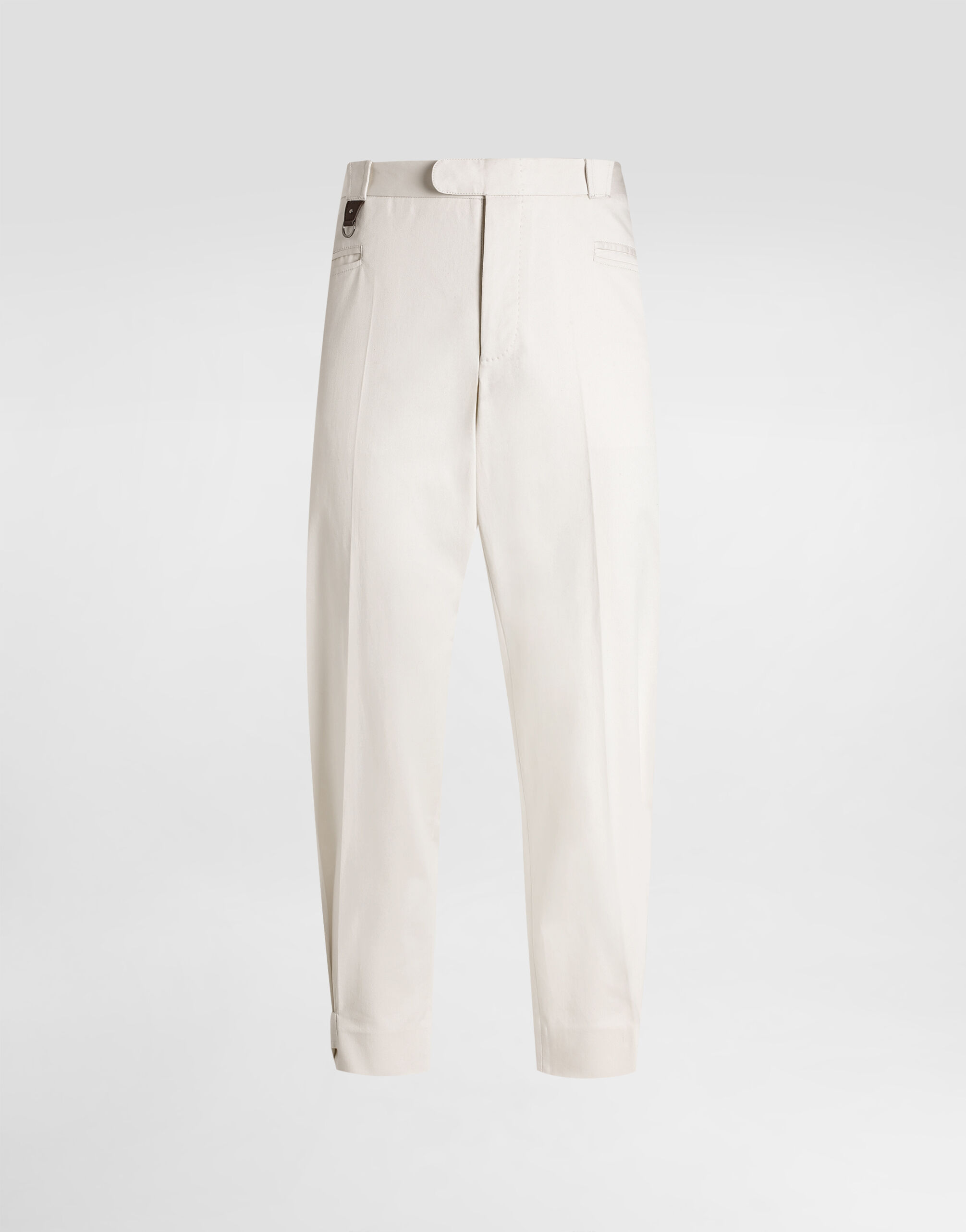 Gabardine trousers in Beige for Men | Dolce&Gabbana® US