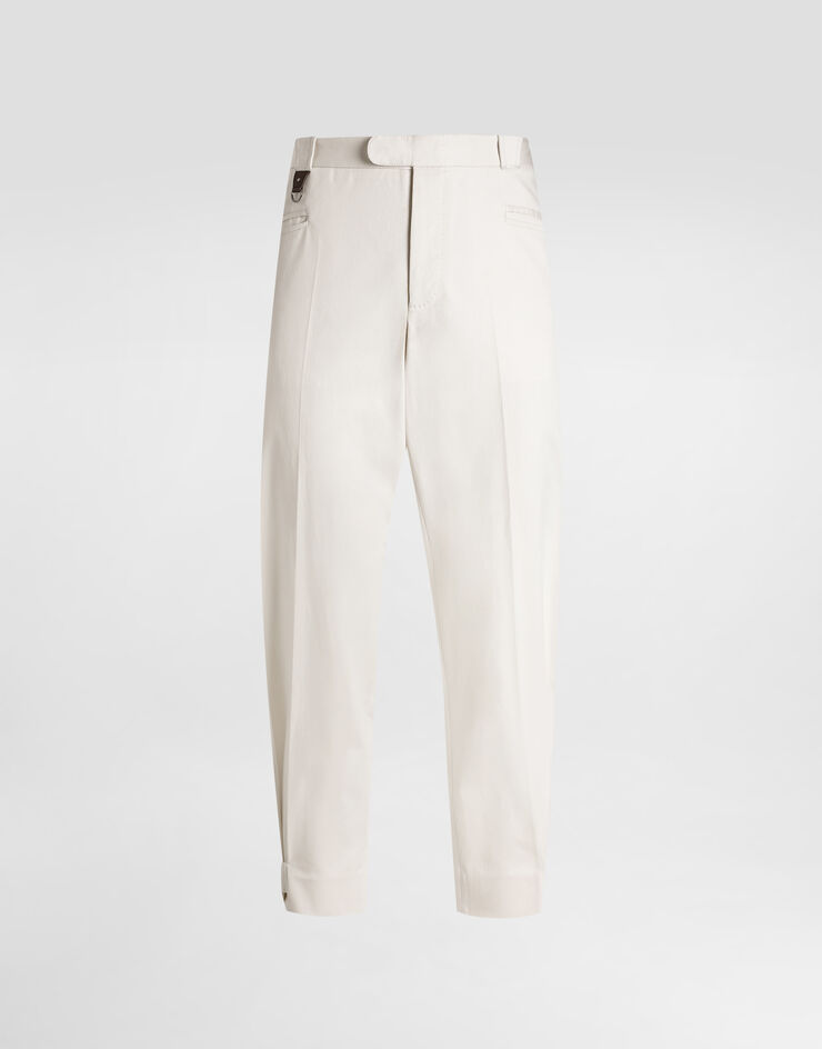 Dolce & Gabbana Gabardine trousers Beige GP13ZTFUFL3
