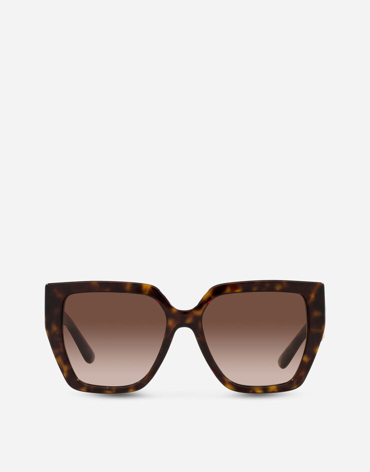 Dolce & Gabbana DG Crossed Sunglasses Havana VG443BVP213