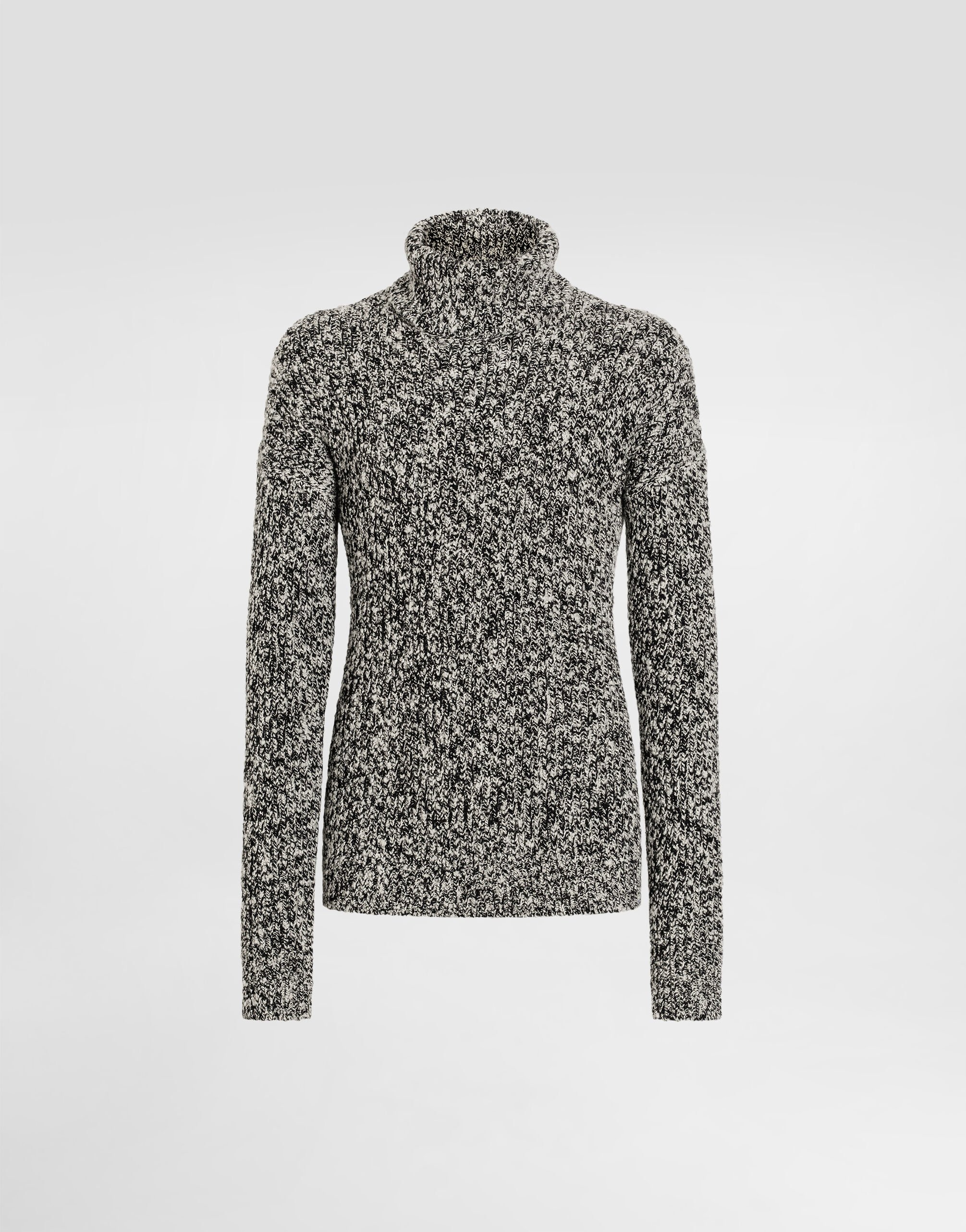新品‼️ DOLCE & GABBANA メンズセーター Wool round-neck sweater with branded tag in Grey for Men