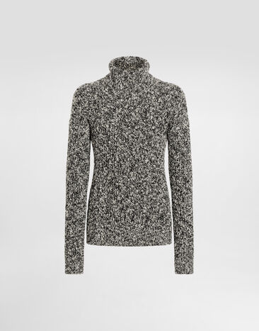 Dolce & Gabbana Wool blend turtleneck Multicolor GXW37TJFMIK