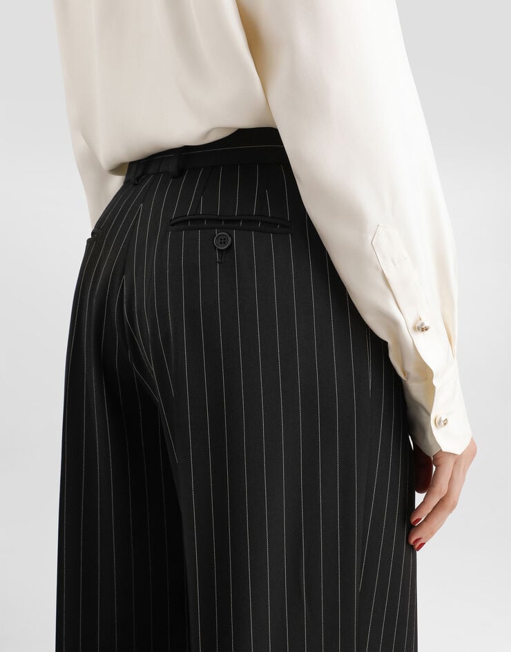Dolce & Gabbana Pinstripe wool trousers Dolce & Gabbana Pinstripe wool trousers Multicolor FTC17TFRZAT