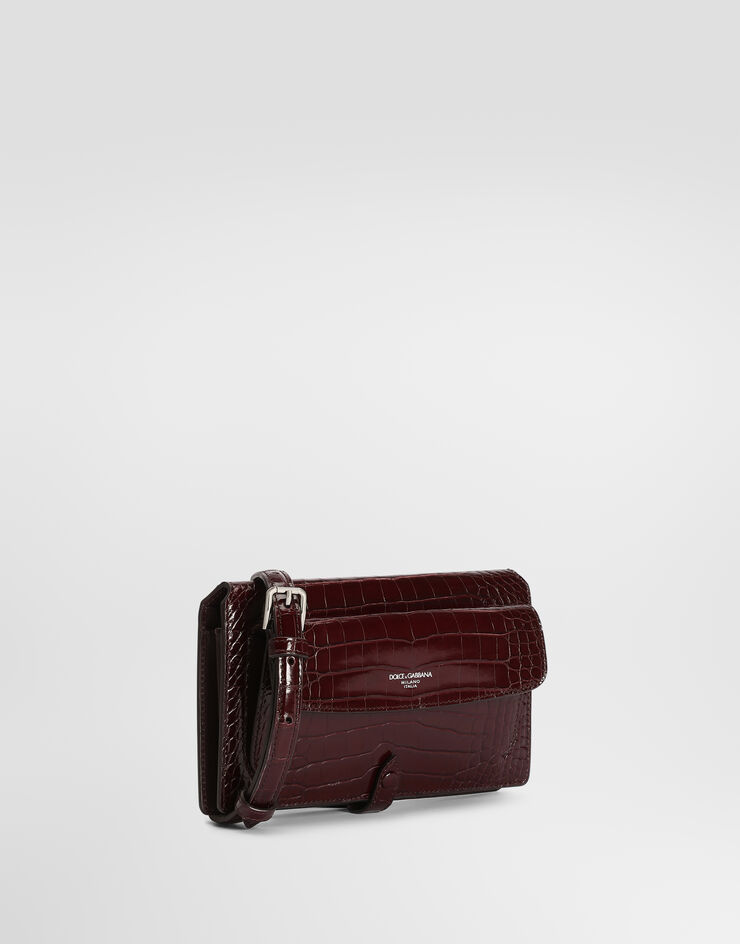 Dolce & Gabbana Alligator crossbody minibag Dolce & Gabbana Alligator crossbody minibag Purple BM2766A2T69