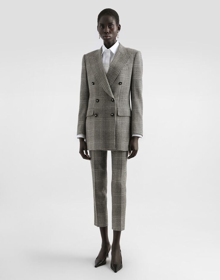 Dolce & Gabbana Chemise en popeline stretch Blanc F5G19TFUEEE