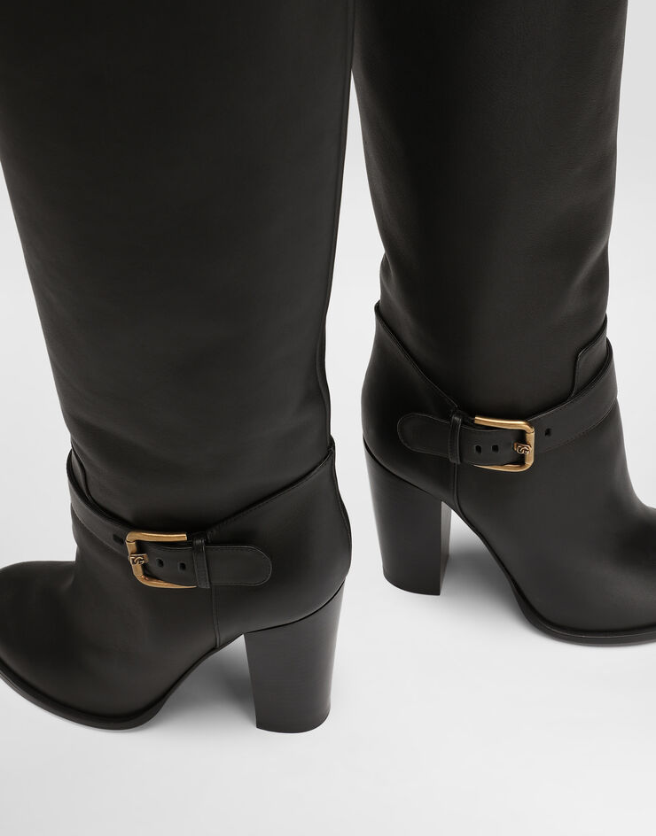 Dolce & Gabbana 皮革靴子 黑 CU1222AO831
