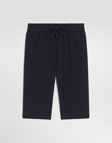 Dolce & Gabbana Pantalones en franela melange Grey L15P50FU5ZI