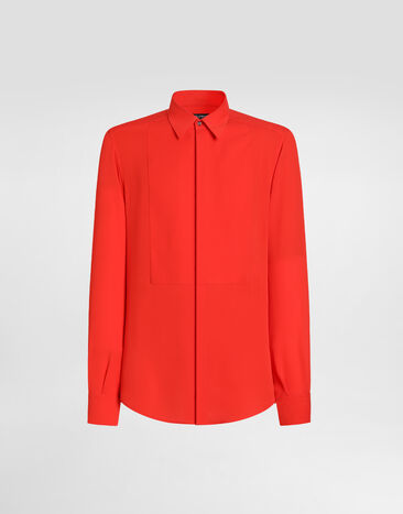 Dolce & Gabbana Crêpe de chine silk martini shirt  G5PD0TFU1U7