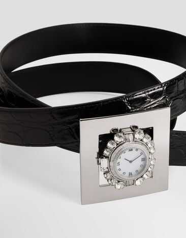 Dolce & Gabbana Caiman belt Dolce & Gabbana Caiman belt Black BC5014A2J68