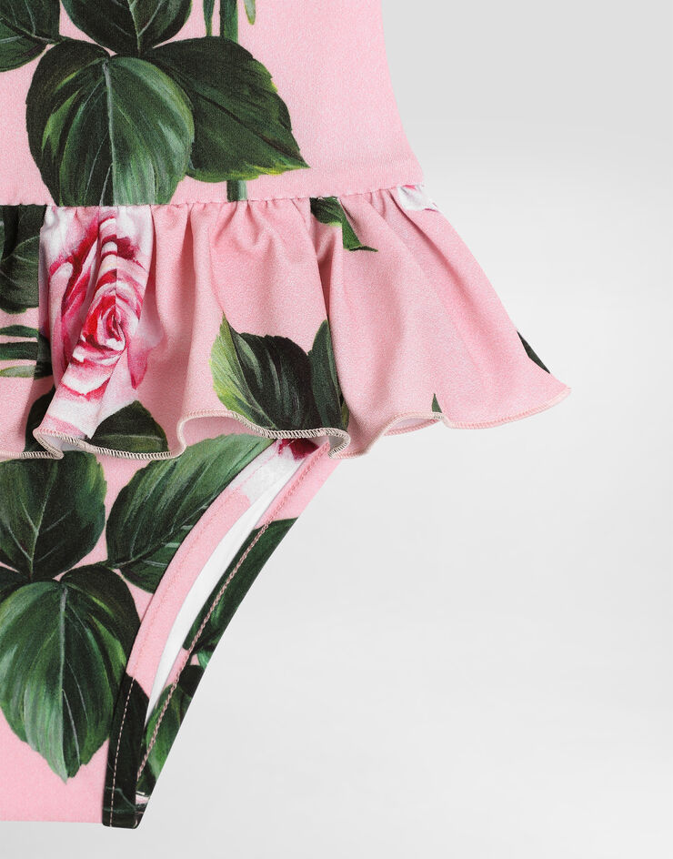 Dolce & Gabbana Maillot de bain une pièce à imprimé roses Imprimé L2J861ON04Q