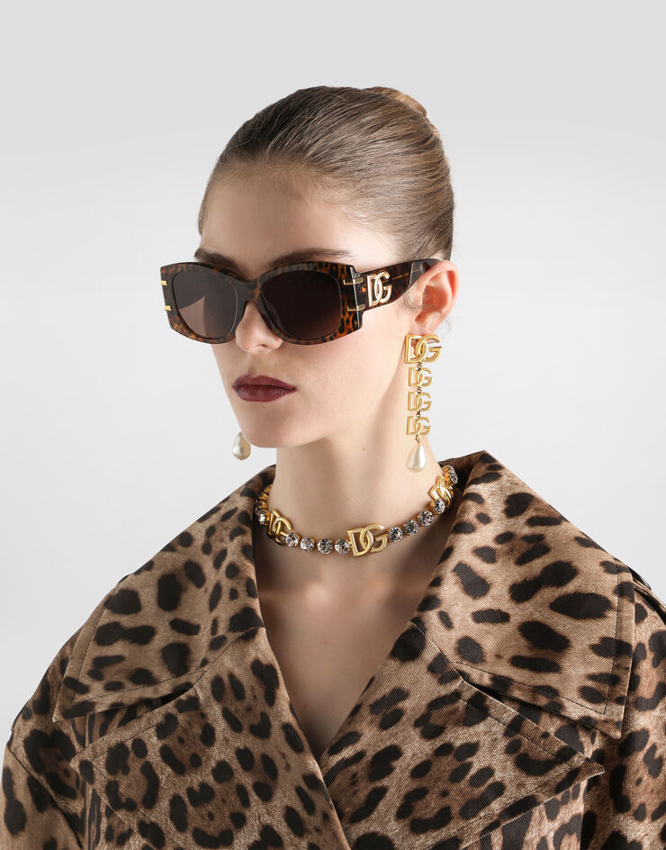 Dolce & Gabbana DG 徽标夹扣式耳环 金 WEN6P5W1111
