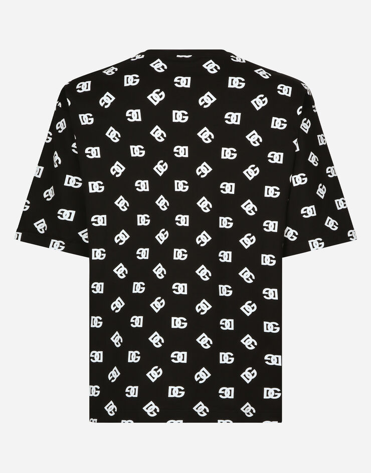 Dolce & Gabbana DG Monogram 棉质短袖 T 恤 黑 G8PB8TG7L5E