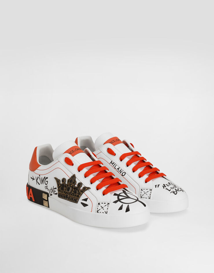 Dolce & Gabbana Portofino nappa calfskin sneakers Multicolor CS1759A0219
