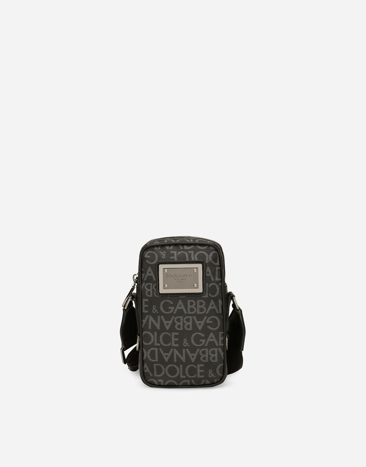 Dolce&Gabbana Kleine Umhängetasche aus beschichtetem Jacquard Mehrfarbig BM2041AJ705