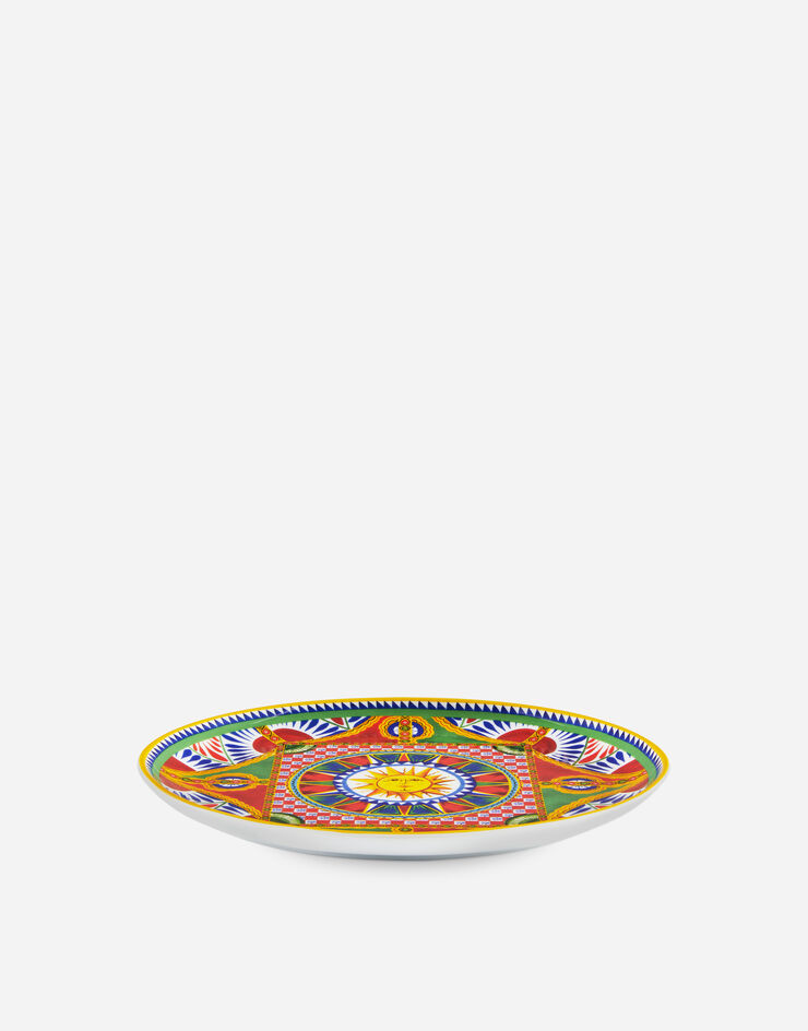 Dolce & Gabbana Plat de service en Porcelaine Multicolore TC0090TCA21