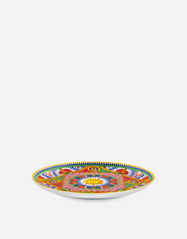 Dolce & Gabbana Porcelain Platter Multicolor TC0090TCA21