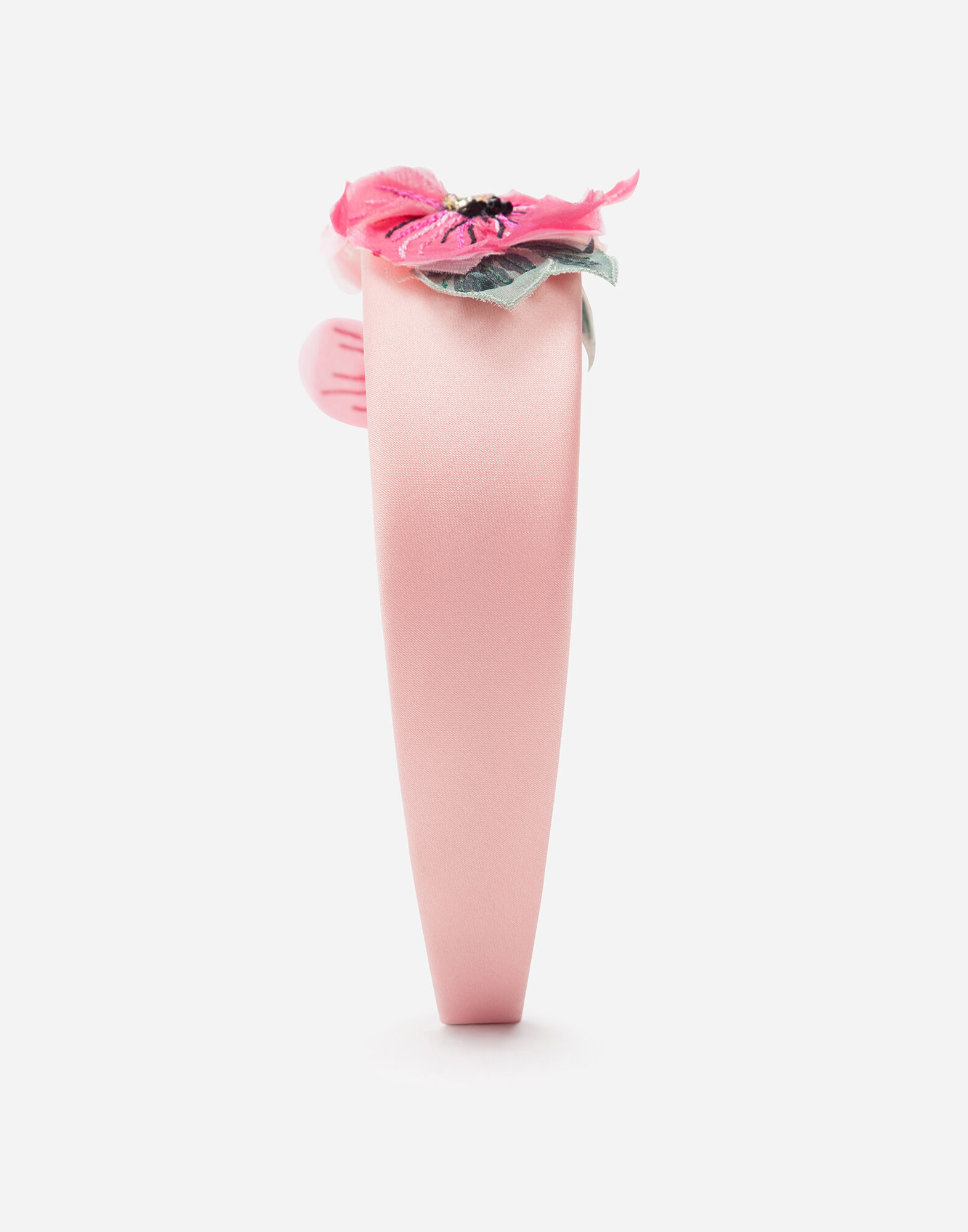 マルチカラーのガールズ Headband with floral chiffon application