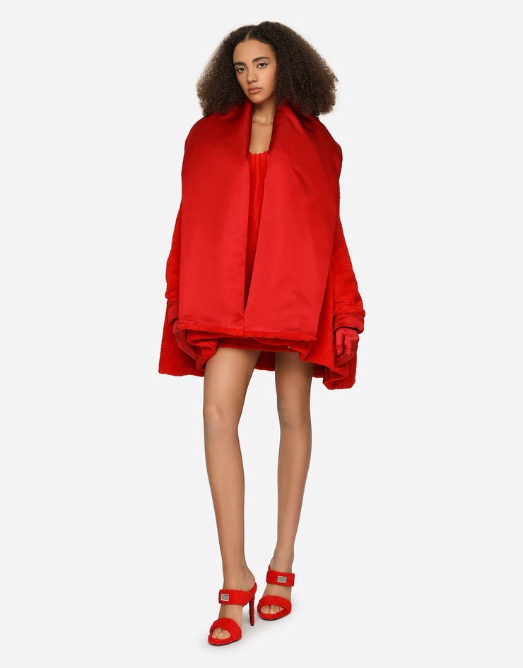 Dolce & Gabbana KIM DOLCE&GABBANA Terrycloth coat Red F0C5CTHU7OC