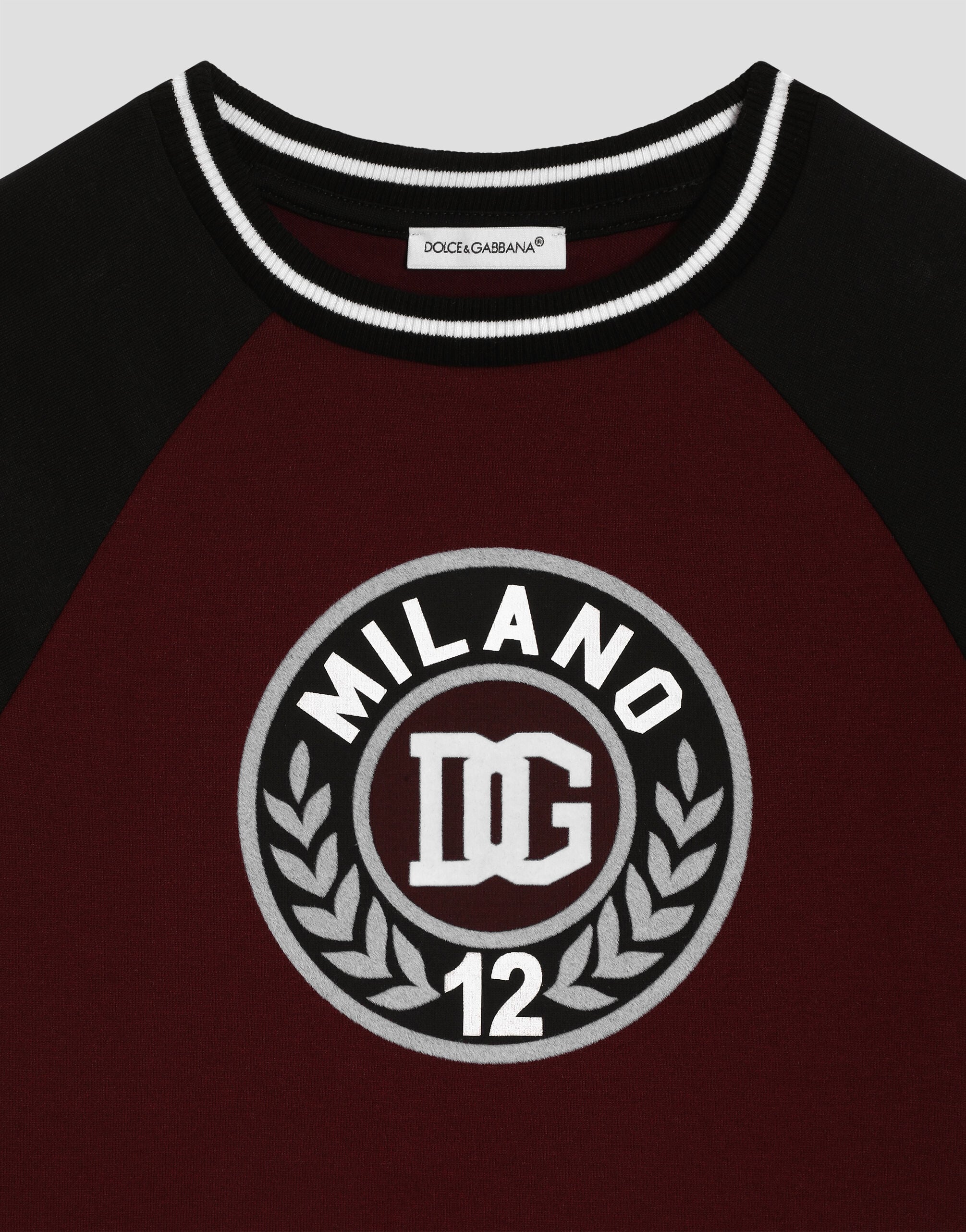 Jersey t-shirt with print in Multicolor for Boys | Dolce&Gabbana® US