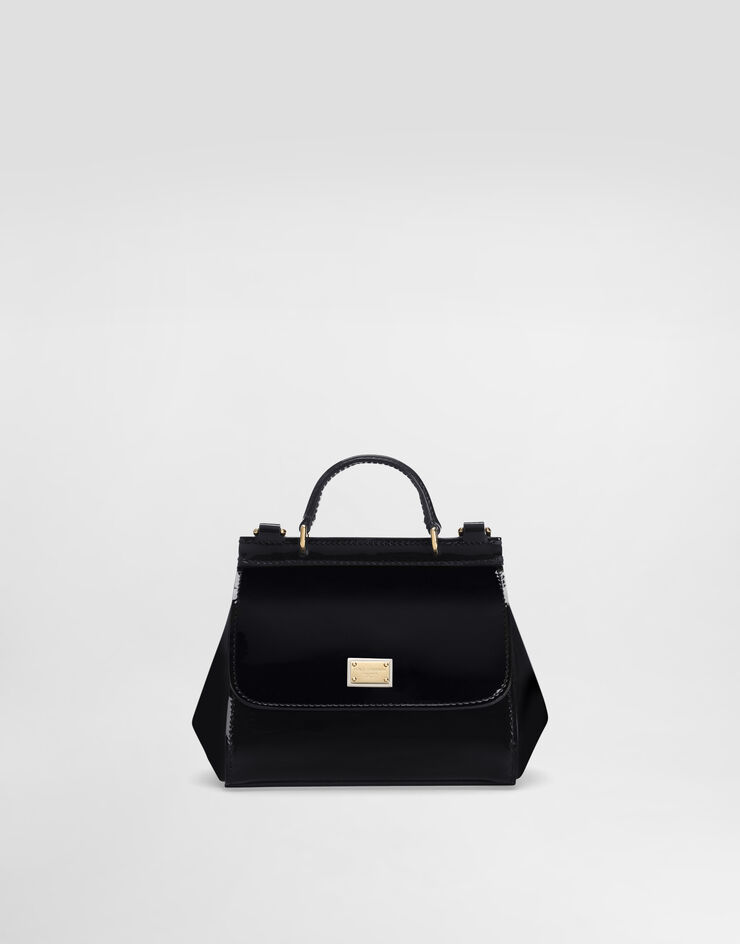 Dolce & Gabbana Patent leather mini Sicily bag Blue EB0003A1067