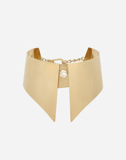 Dolce & Gabbana Rigid metal shirt collar necklace Gold WNQ2X1W1111