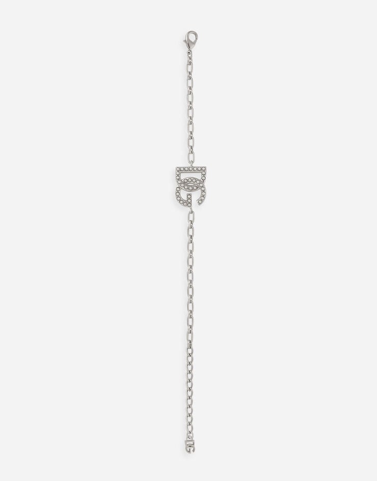 Dolce & Gabbana Link bracelet with DG logo Silver WBP1L1W1111
