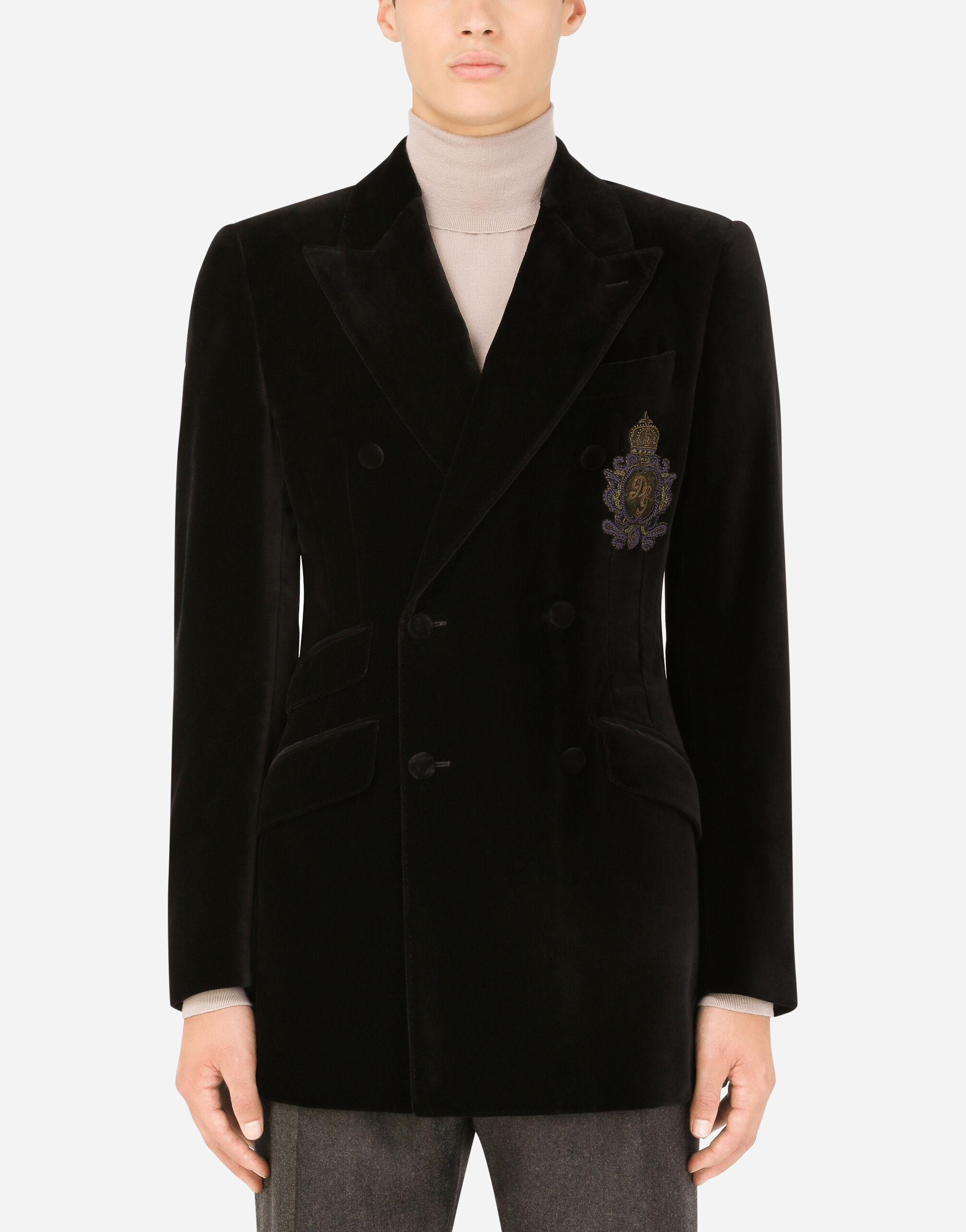 DOLCE&GABBANA カジュアルジャケット 黒 2007525E0080 DOLCE ＆ GABBANA(ドルチェアンドガッバーナ) テーラード
