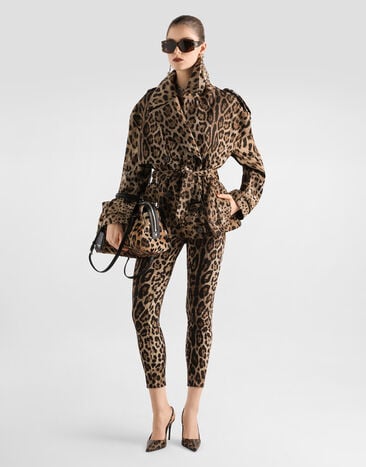 Dolce & Gabbana Leo-print cady leggings Print FTANETFSRKY