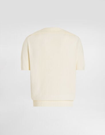 Dolce & Gabbana Polo en coton Beigne GXZBIZJGMGX