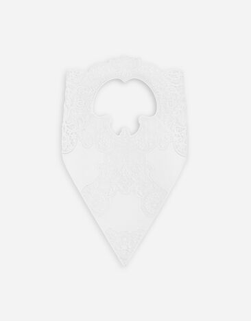 Dolce & Gabbana Cotton veil with cut-out detailing White FS311AFG5BJ