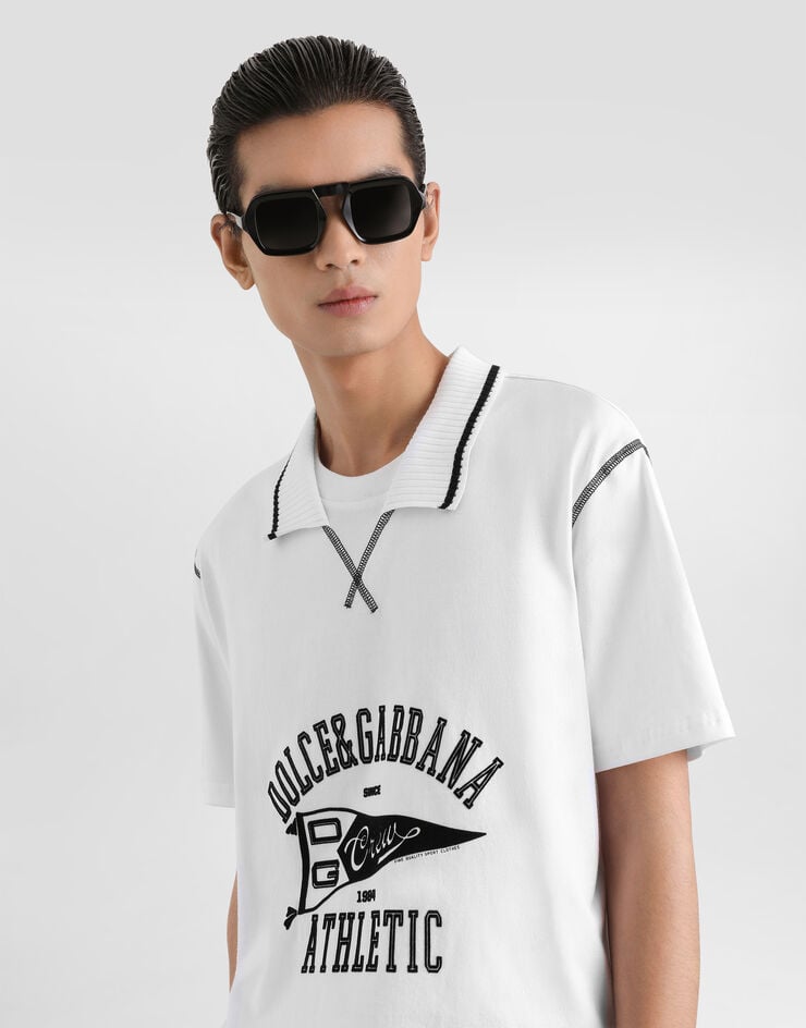 Dolce & Gabbana Camiseta con estampado Dolce & Gabbana Camiseta con estampado White G8SY6TG7PZP