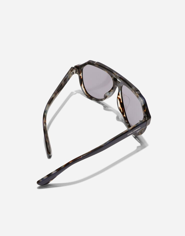 Dolce & Gabbana نظارة شمسية Lusso Sartoriale أزرق VG445AVP231