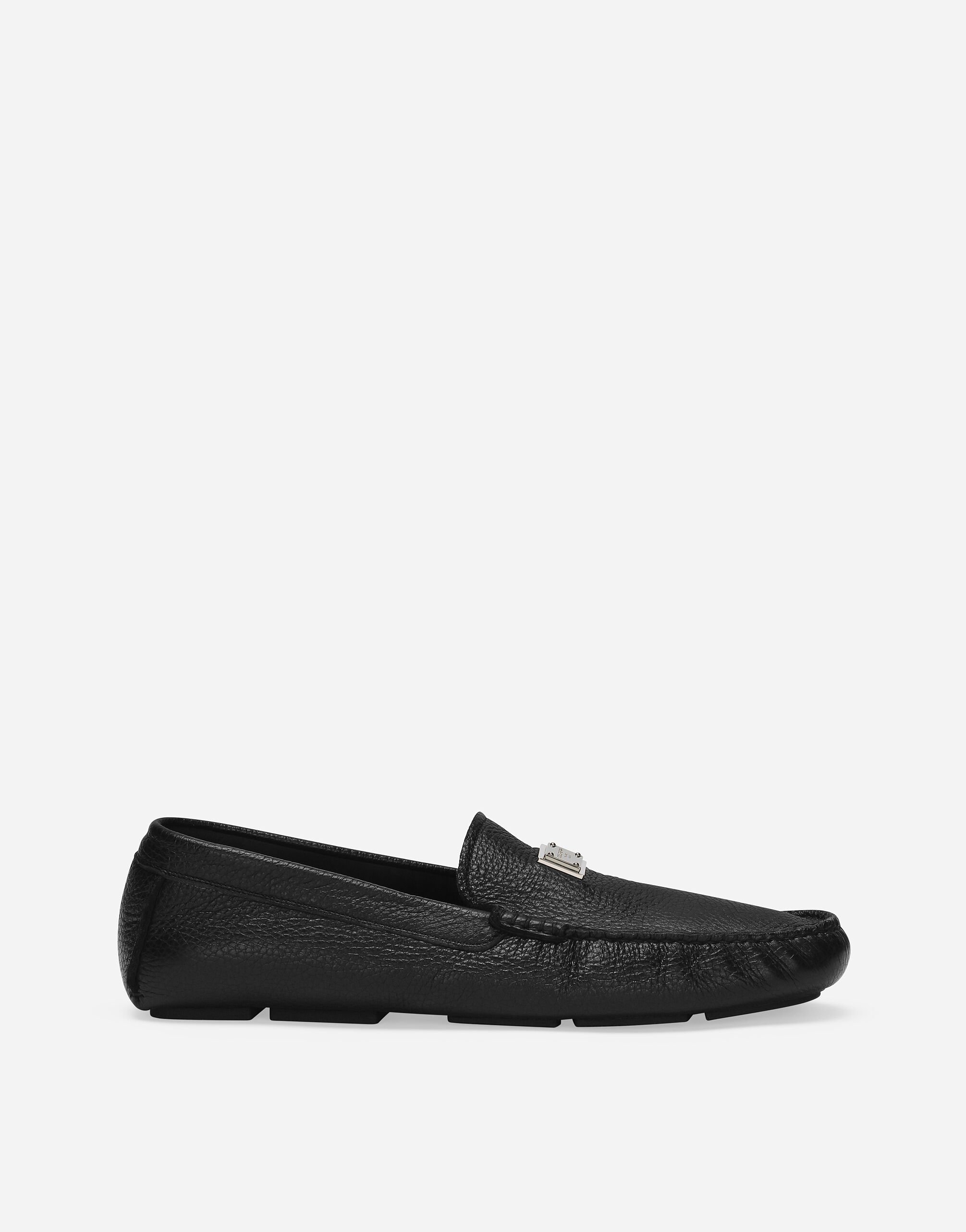 Dolce & Gabbana Deerskin driver shoes Black A30204A1203