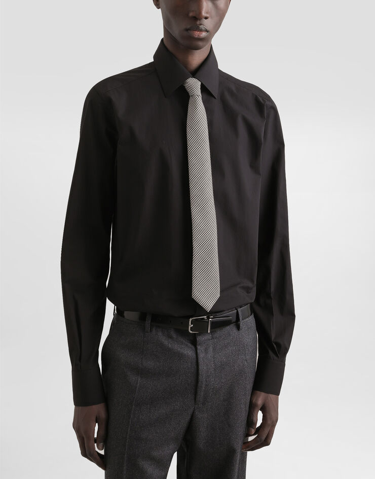 Dolce & Gabbana Houndstooth wool tie Multicolor GT149EFQZAG
