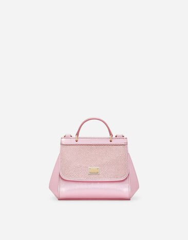 Dolce & Gabbana Foiled calfskin Sicily bag Pink EB0003AA746