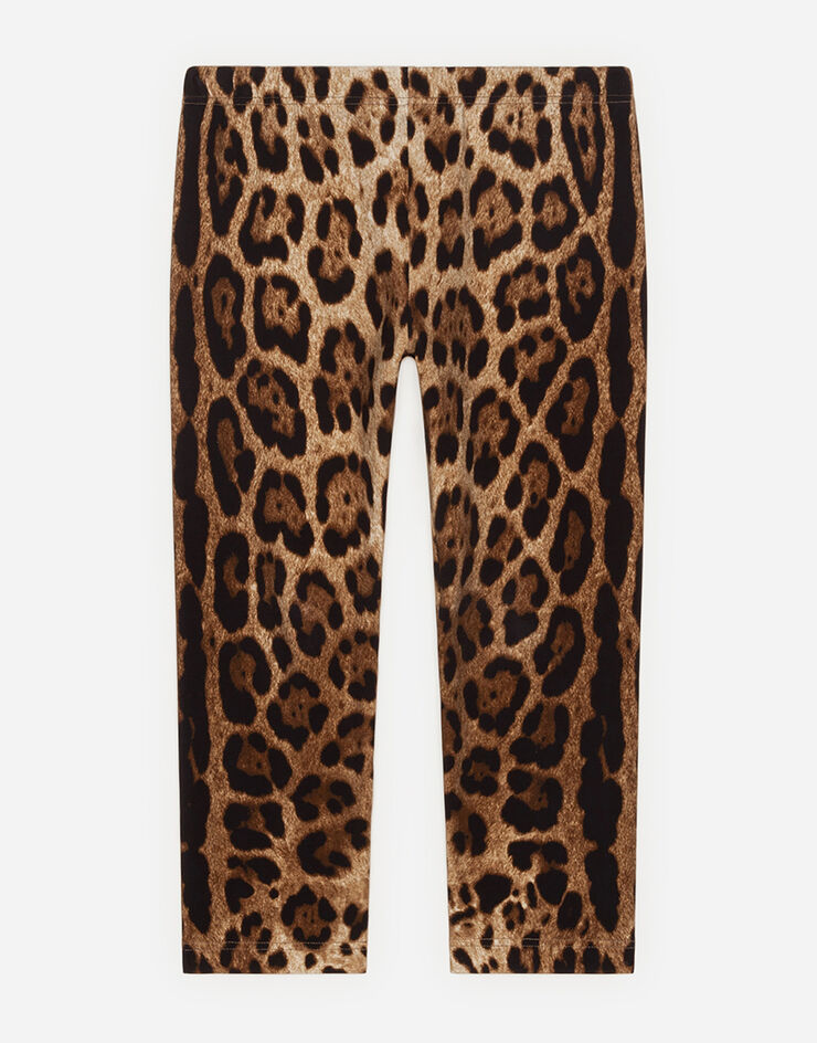 Dolce & Gabbana Interlock leggings with leopard print ANIMALPRINT L5JP5BFSGQX