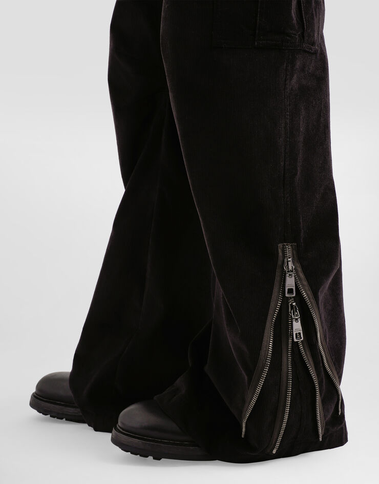 Dolce & Gabbana Corduroy cargo trousers Brown GP15VTFUVET