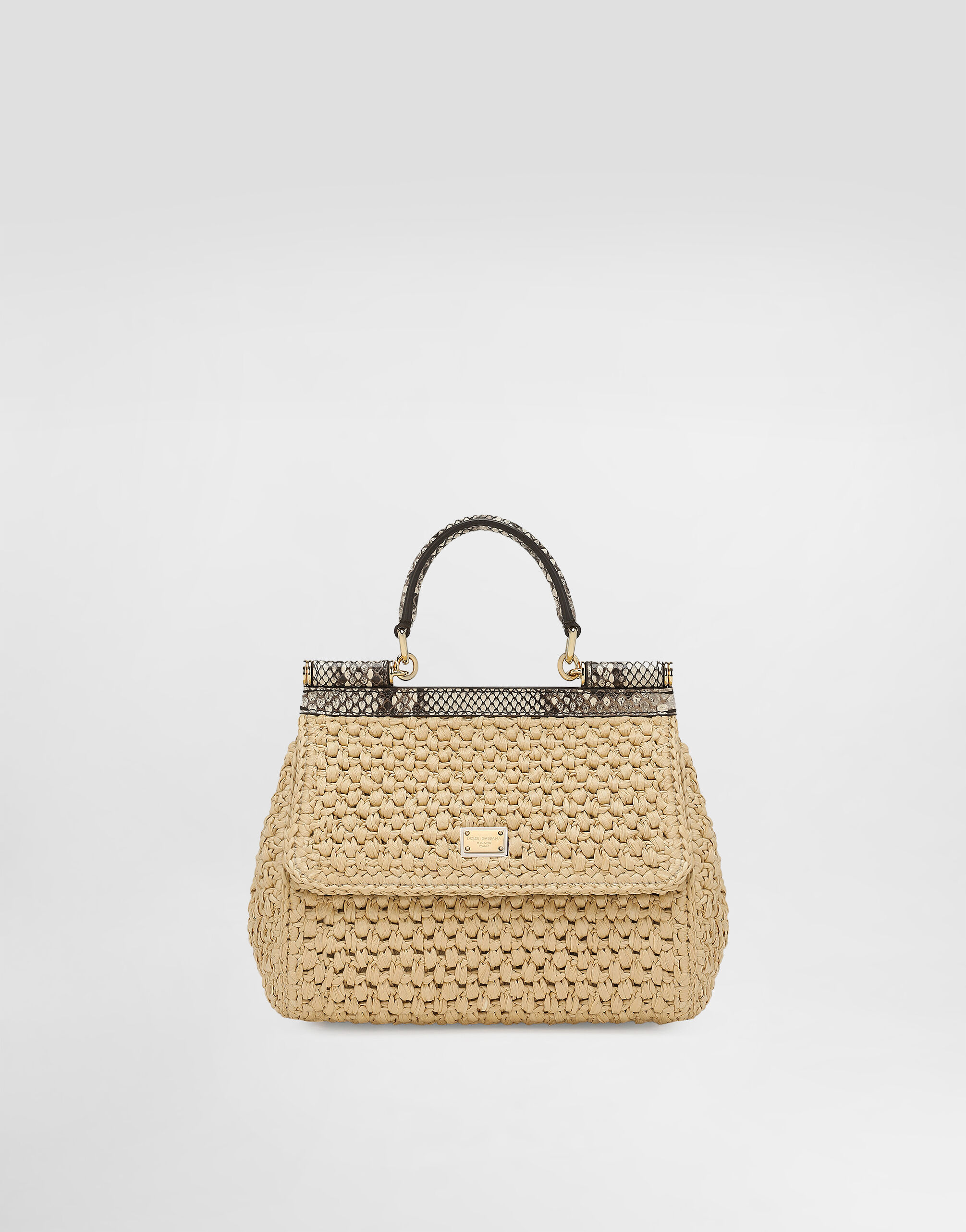 話題の新作♪【D&G】CAPRI カーフ&キャンバス バケットバッグ Capri Collection | Dolce&Gabbana