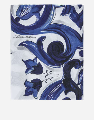 Dolce & Gabbana 6-Seater Linen Tablecloth Multicolor TCG005TCADN