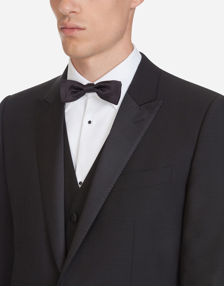 Dolce & Gabbana بدلة توكسيدو من الصوف أسود GK16MTFU2OX