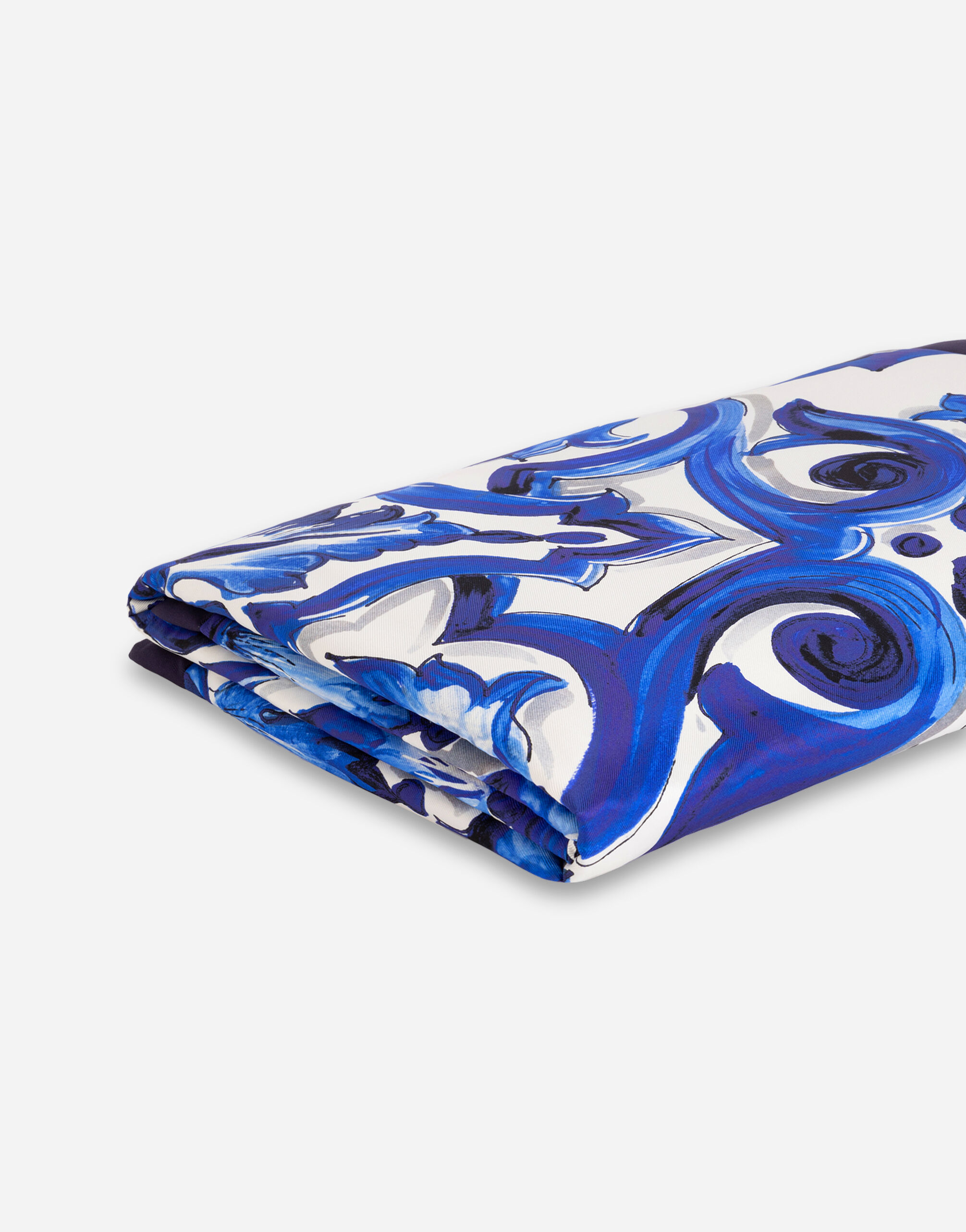 Silk Quilt Blanket in Multicolor | Dolce&Gabbana® US