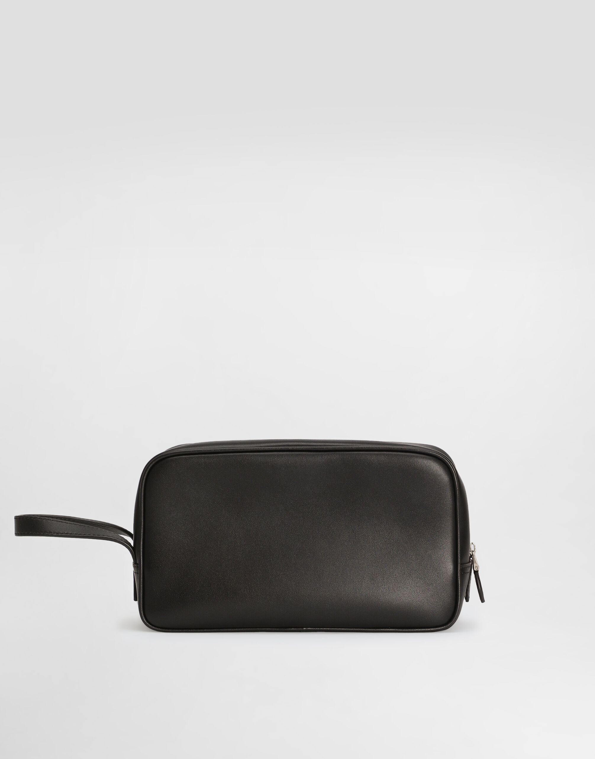 Woven plongé calfskin necessaire in Black for Men | Dolce&Gabbana® US