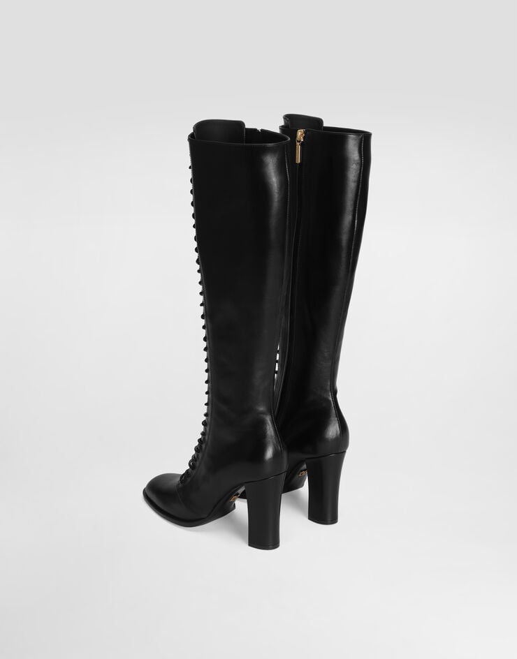 Dolce & Gabbana Calfskin boots Dolce & Gabbana Calfskin boots Black CU1361A3T95