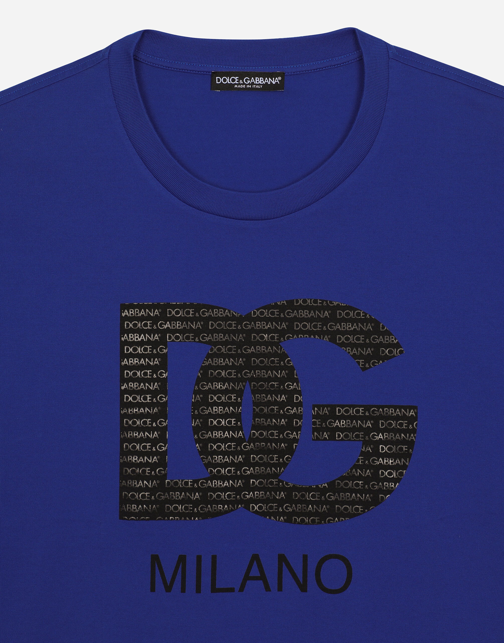 Dolce and gabbana blue t shirt 2025