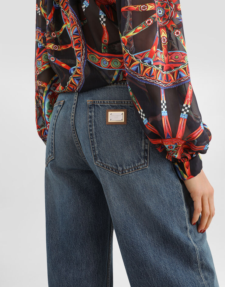 Dolce & Gabbana 长裤 牛仔布 五袋 Multicolor FTDCDDG8PY5