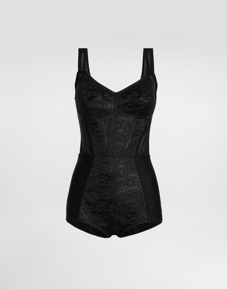 Dolce & Gabbana Corset bodysuit Black F7X07TG9798