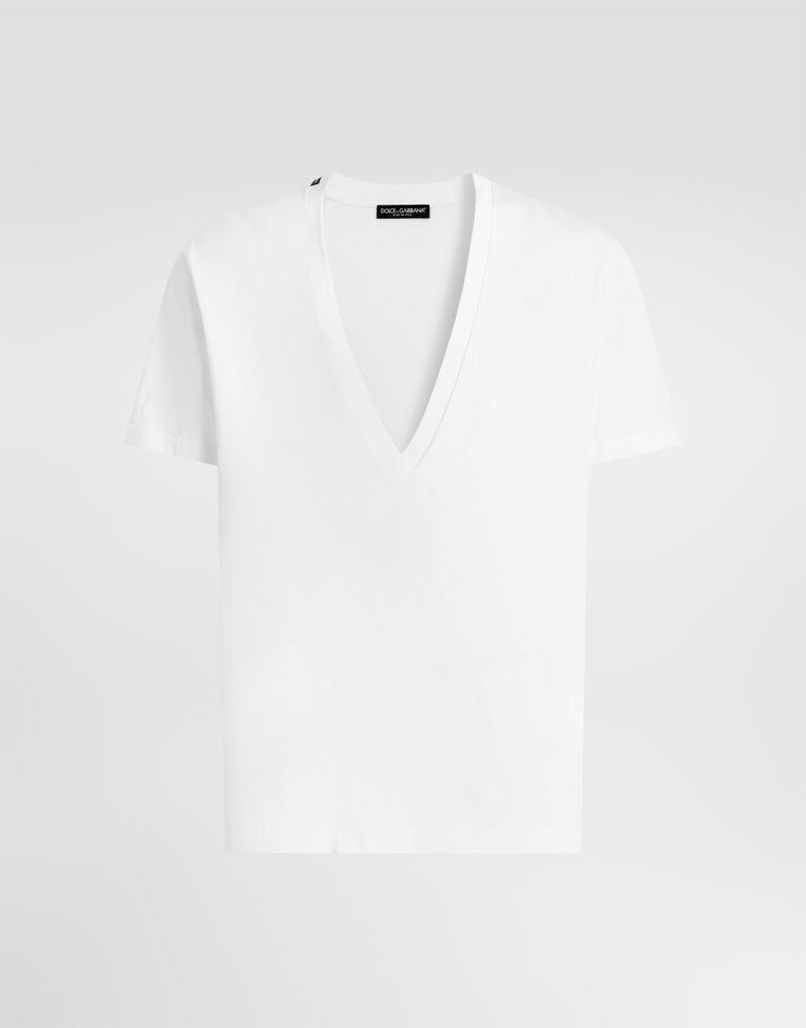 Dolce & Gabbana Jersey T-shirt White G8QD3TFU7EQ