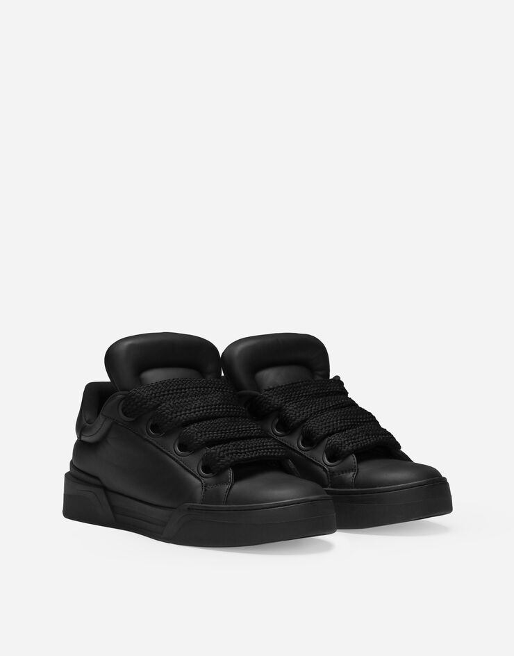 Dolce&Gabbana Zapatilla Mega Skate de napa Negro CS2223AP555