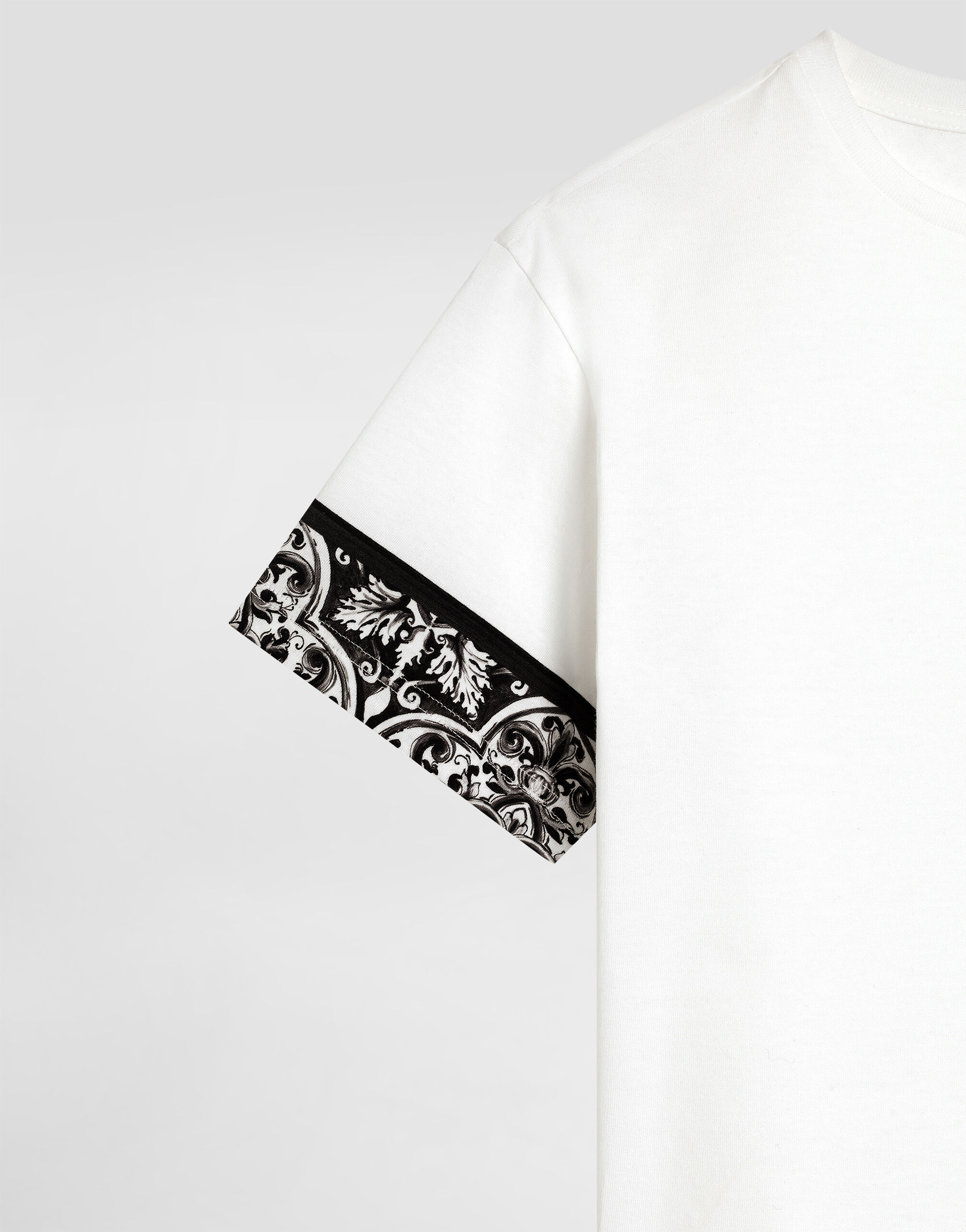 Majolica-print jersey t-shirt in Multicolor for Boys