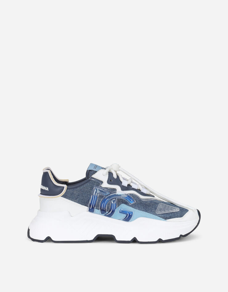 Dolce & Gabbana Denim Daymaster sneakers with DG logo Multicolor CS1941AQ710