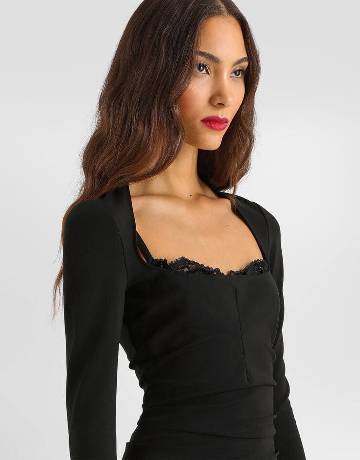 Dolce & Gabbana Jersey sheath dress Dolce & Gabbana Jersey sheath dress Black F631XTFUGKF